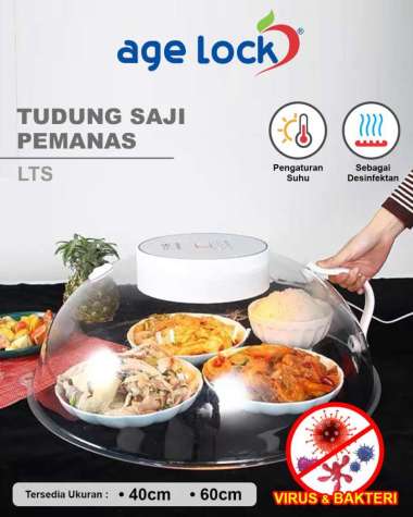Age Lock Tudung Saji Pemanas Makanan 40cm