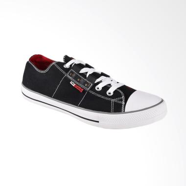 Carvil Canvas Mens Shoes Sepatu Casual Pria - Black Toronto-M