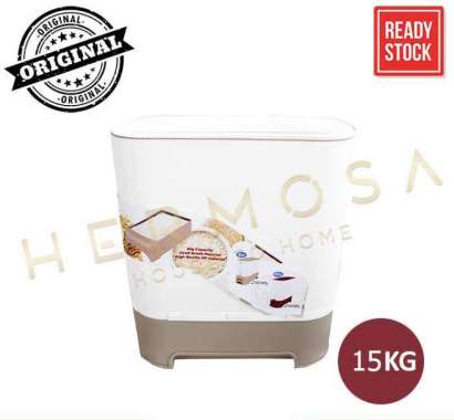 Rovega Tempat Beras Super Rice Box Rice Container Rice Wise 15 Kg