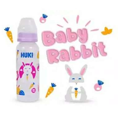 Botol Huki Dot Gepeng 240Ml Pink