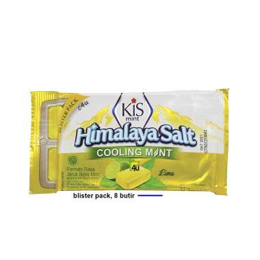 KIS Himalayan Salt Cooling LIME Mint Candy - Blister Pack [32gr]