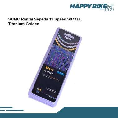 Rantai Sepeda Warna Pelangi SUMC Rainbow Bicycle Ring 9 10 11 12 EL Speed MTB Road Bike Sepeda Lipat