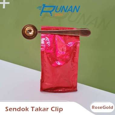 Sendok Kopi Jepitan kopi - Sendok Penjepit Teh Sendok Takar Rose Gold