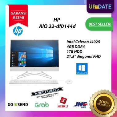 Jual Aio Hp 22 B4l Hp All In One Hp 91 4gb 1tb Radeon R3 Dos Online Maret 21 Blibli