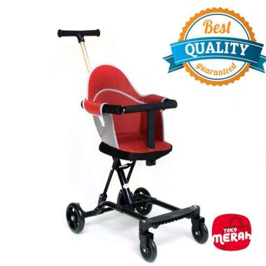 Magnolia Micro Trike Magic Stroller - Stroller Balita Bayi - 4 Roda Merah