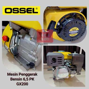 OSSEL Gasoline Engine GX 200 ECO Mesin Penggerak Bensin 4 Tak 6.5 HP OSSEL
