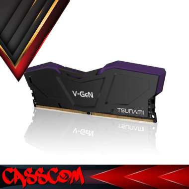 RAM DDR4 V-GeN TSUNAMI 16GB 2666MHz CL16 (2X8GB) - RAM GAMING OC VGEN