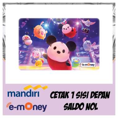 Kartu Etoll MANDIRI eMoney Kartun Anime Disney Tsum Ungu 29 Kartun Anime e money e-Toll Vanguard Sto