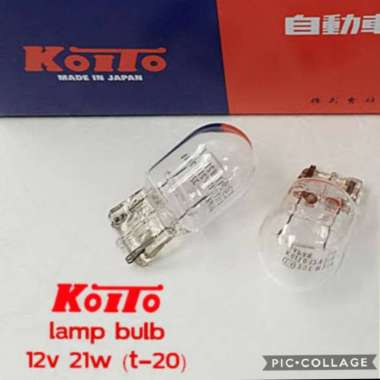BOHLAM KOITO TANCAP T20 12V KAKI 1 ORIGINAL JAPAN (ISI 10PCS)