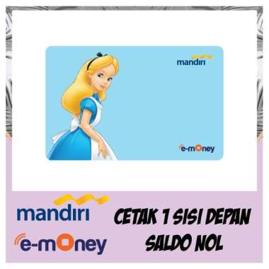 Kartu Etoll MANDIRI eMoney Kartun Anime Disney Alice In wonderland 86 Kartun Anime e money e-Toll Va