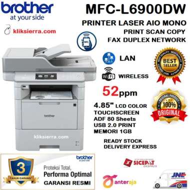 Brother MFC-L6900DW - Printer Laser Monokrom All-in-One