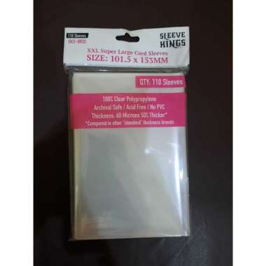 Sleeve Kings "XXL" Card Sleeves 101.5x153 mm -110 Pack, 60 Microns