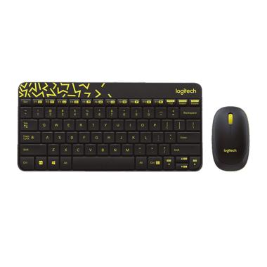 Logitech MK240 Nano Wireless Keyboard and Mouse Hitam