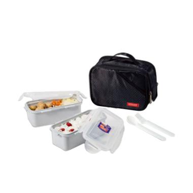 LOCK & LOCK Lunch Box 2P Set - HPL762DB Transparent