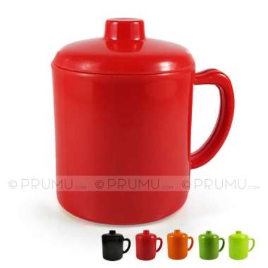 Gelas Mug Kecil - Mug Melamin - Mug Melamine - Gelas Melamin - Gelas Melamine - 708 Merah