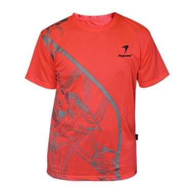 Kaos Olahraga Pria Badminton / Bulutangkis Flypower ODF 5 Original S Orange