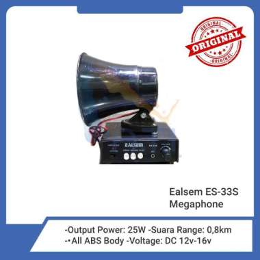 MEGAPHONE Toa Ealsem ES33S Penggeras Suara ES 33S + Amplifier