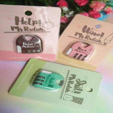 Gembok Multifungsi - Gembok Koper - Gembok Kode - Wow Mr Radish