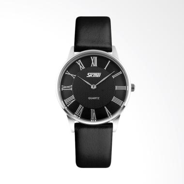 SKMEI Jam Tangan Wanita Cewek Kulit ... 2 9092CL Original - Hitam