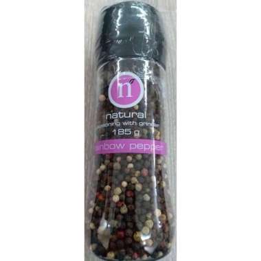 Natural Rainbow Pepper Spice Grinder Bottle Lada Hitam Penggiling
