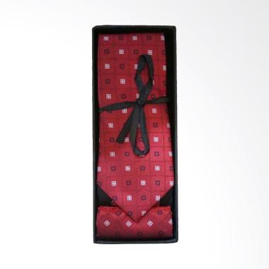 Houseofcuff Dasi NeckTie Pocket Squ ... B T172 Set Collection Box