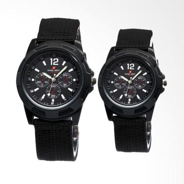 Swiss Army LZ003 Jam Tangan Couple - Black