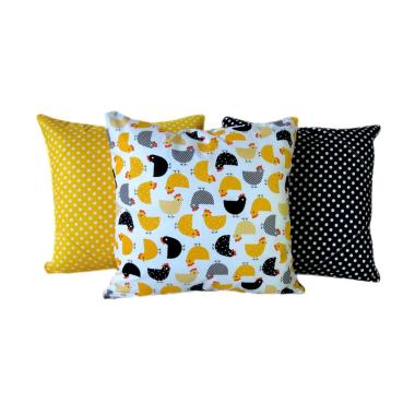 Melia Bedsheet Mother Hen Mini Coll ... arung Bantal Sofa [3 pcs]