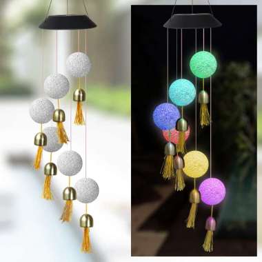 SUN WIND CHIME LONG LASTING PEWTER METAL Overall Length.14.5" NEW 