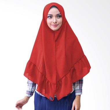 Milyarda Hijab Khimar Aisyah Hijab Instan - Merah