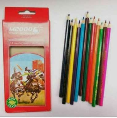 Pensil Warna M2000 Plus 12 Warna / Colour Pencil M2000 Plus 12 Wrn