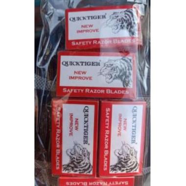 Silet Quicktiger Isi 10 Pcs / Isi Ulang Alat Cukur / Silet