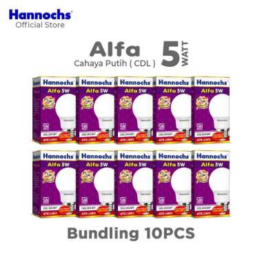 Hannochs Lampu LED Alfa 5 watt CDL 10 pcs - Putih White