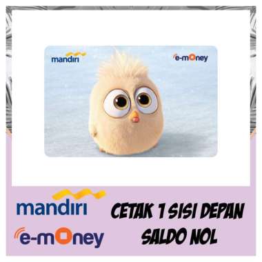 Kartu Etoll MANDIRI eMoney Kartun Anime Angry Birds Hatchlings 35 Kartun Anime e money e-Toll Vangua
