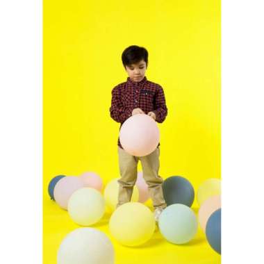 Little X eight Boy Davano Shirt 11-12 tahun Red