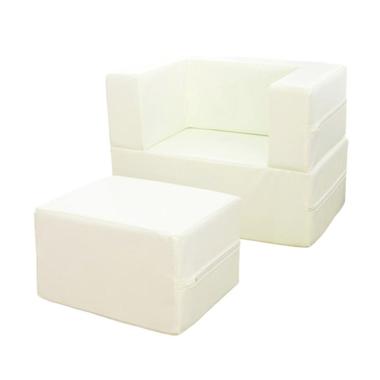 Foldaway Arm Chair - White
