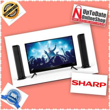 TV LED 32INCH SHARP 2T-C32BB1i-TB WITH TOWER SPEAKER