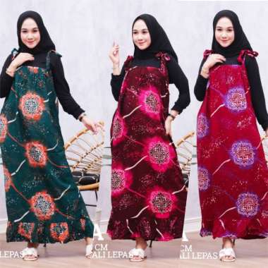 DIJA MAURA VELICIA CAP DASTER BATIK LONGDRESS YUKENSI XL Multicolored