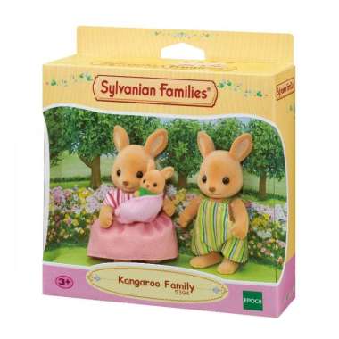 Mainan Koleksi Sylvanian Families 3 Figures Family Kangaroo Family.