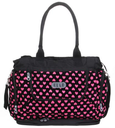 Elle Live Diaper Bag plus Diaper Changing Matt - Heart