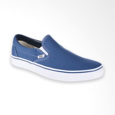Vans U Classic Slip On Sneaker Shoes Pria - Navy