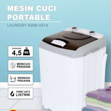 ARASHI AWM 451A MESIN CUCI PORTABLE 4,5 kg