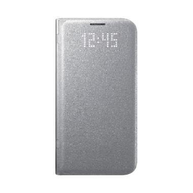 Samsung Original LED Wallet Casing for Galaxy S7 - Silver