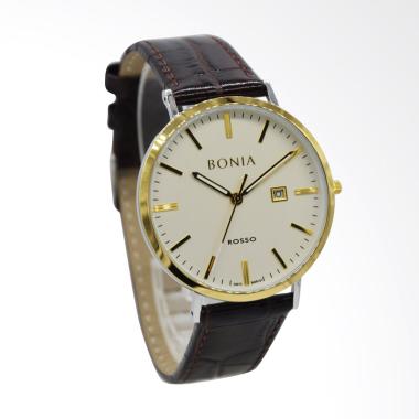 Bonia Rosso Jam Tangan Pria - Gold BNR101-1212