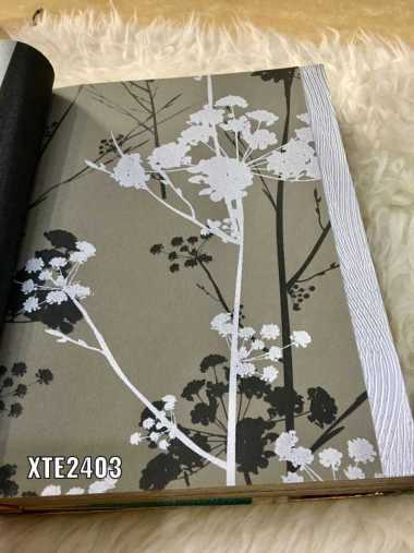 Wallpaper Dinding Motif Siluet Pohon Abstrak Premium Simple KQ