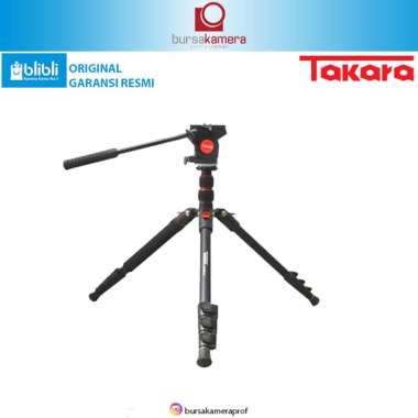 BKP Takara Rover 77 / Rover77 Fluid Head Tripod Monopod 2-in1 Black