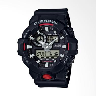 CASIO G-Shock Jam Tangan Pria - Hitam Merah GA-700-1A