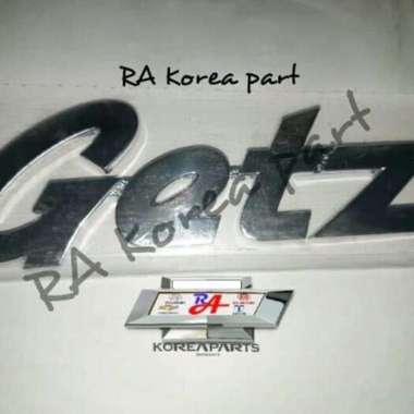 Hyundai Genuine Parts Emblem Tulisan Getz Ori Hyundai Silver