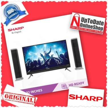 TV LED 32INCH SHARP 2T-C32BD1I WITH TOWER SPEAKER