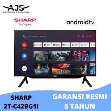 TV SHARP LED 42'' 42BG1 ANDROID TV GARANSI RESMI
