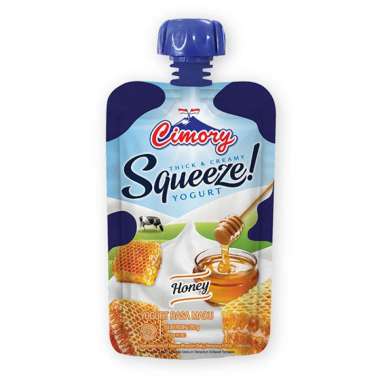 Promo Harga Cimory Squeeze Yogurt Honey 120 gr - Blibli